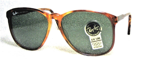 Ray-Ban USA Vintage NOS 80s B&L TraditionalS D Blonde Tort L1677 New Sunglasses - Vintage Sunglasses 