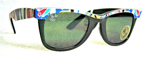 Ray-Ban USA Vintage NOS B&L Sport Wayfarer Barcelona `92 Olympics New Sunglasses - Vintage Sunglasses 