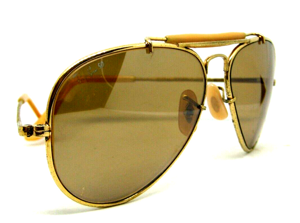 Ray-Ban USA The General Vintage 1980s B&L Aviator Outdoorsman Sunglasses & Case