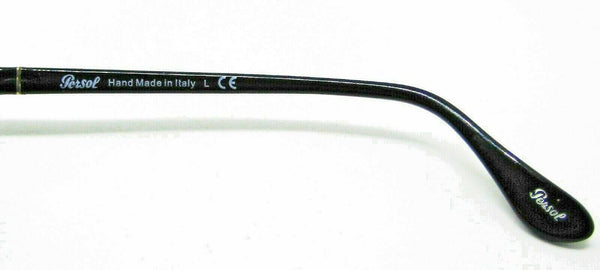 Persol Vintage 3042-S 95/31 Polished Ebony-Black 54-17 New Sunglasses & Case - Vintage Sunglasses 