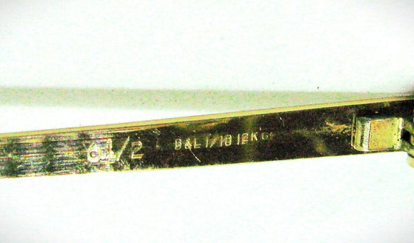 Ray-Ban USA Vintage 50s B&L Signet 12kGF Classic Metals Sunglasses Frame & Case