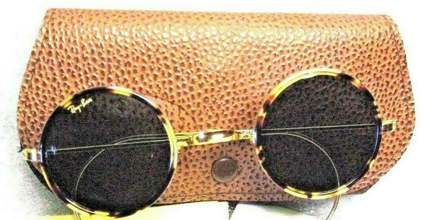 Ray-Ban USA NOS Vintage B&L Cheyenne I Lennon W1750 Honey~Tortis New Sunglasses