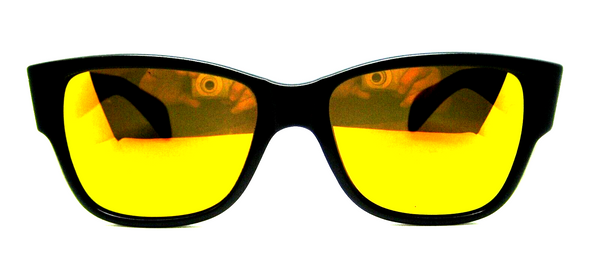 Persol Sport NOS Rare Ratti 40201 Miami Vice Orange lens Matte Black Sunglasses