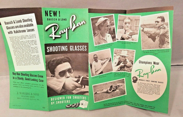 Ray-Ban USA Vintage NOS B&L Aviator Kalichrome BulletHole Shooter New Sunglasses - Vintage Sunglasses 