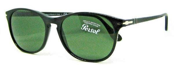 Persol Vintage 3042-S 95/31 Polished Ebony-Black 54-17 New Sunglasses & Case - Vintage Sunglasses 