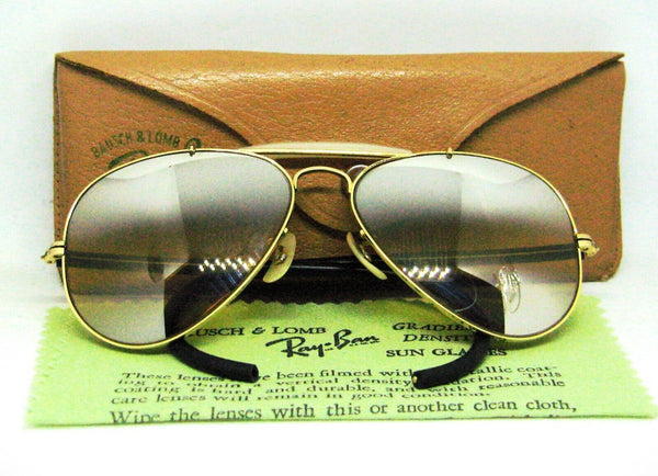 Ray-Ban USA B&L NOS Artic Deep Freeze 12K GF Aviator DGM Kalichrome Sunglasses