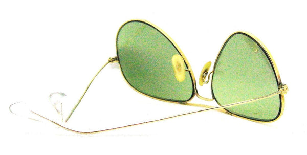 Ray-Ban USA Vintage 1940/50s B&L 58mm RB3 Aviator 12K GF Mint sunglasses