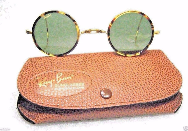 Ray-Ban USA *NOS Vintage B&L Cheyenne I Lennon W1750 Honey~Tortis NEW Sunglasses - Vintage Sunglasses 