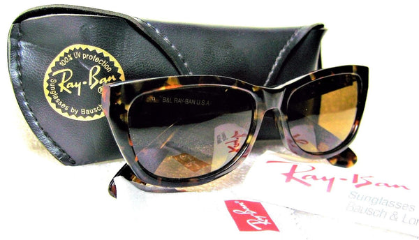 Ray-Ban USA NOS VINTAGE B&L W1438 Innerview Antique Tortoise Wayfarer Sunglasses - Vintage Sunglasses 