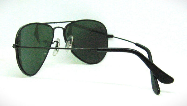 Ray-Ban USA Vintage 90s B&L Aviator L2848 Small 52 G-15 Black Chrome Sunglasses