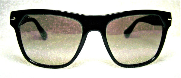 Prada Mint Top Gradient SPR O3R 55[]18 Polished Ebony Sunglasses & Ray-Ban Case