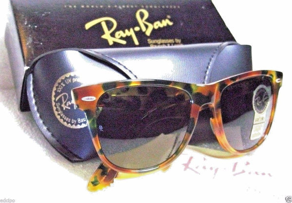 Ray-Ban USA *NOS Vintage B&L Ltd. Wayfarer II W1447 "Green Tortoise"  Sunglasses - Vintage Sunglasses 