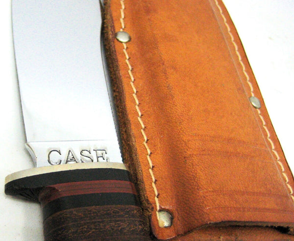 Very Rare Vintage CASE USA 1950s Fixed Blade Skinning Hunting Knife & Sheath