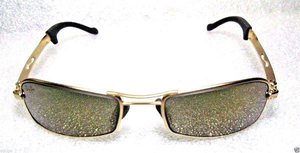 Ray-Ban USA NOS Vintage B&L Orbs "AXIS" W2308 Brush Gold Mirrored New Sunglasses - Vintage Sunglasses 