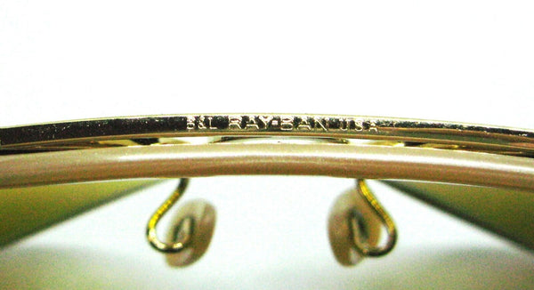 Ray-Ban USA NOS Vintage B&L Aviator Sharp Shooter DGM Ambermatic New Sunglasses