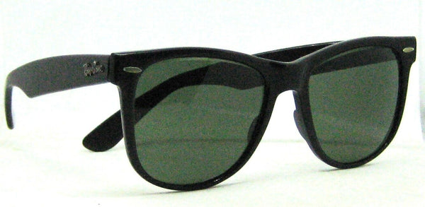 Ray-Ban USA Vintage 1980s B&L Wayfarer II L1724 Ebony Nr.Mint Sunglasses & Case