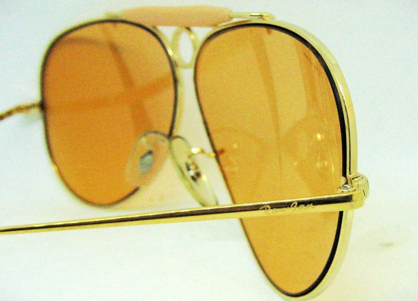 Ray-Ban USA Vintage 1990s B&L NOS Aviator Ambermatic BH Shooter New Sunglasses