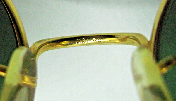 Ray-Ban USA NOS Vintage 1970s B&L THEO L4070 Arista Rare Etched New Sunglasses