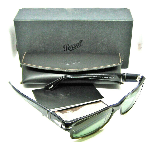 Persol Vintage 2803-S 1012/58 Irishman Ebony-Black 58-16 New In Box Sunglasses - Vintage Sunglasses 