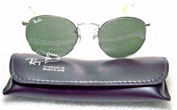 Ray-Ban USA Vintage NOS B&L W2247 Etched White Gold ClassicMetals New Sunglasses