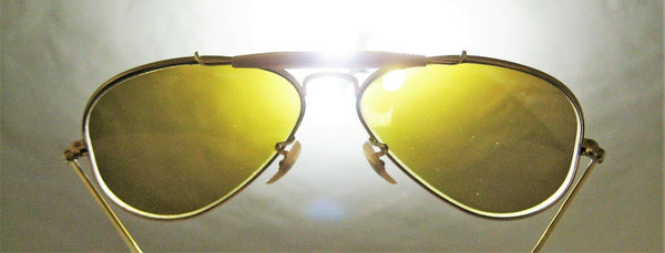 Ray-Ban USA Vintage 70s NOS B&L Aviator Ambermatic Full Mirror Photo Sunglasses - Vintage Sunglasses 