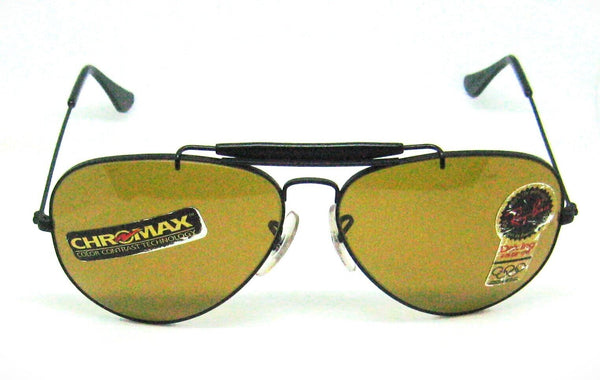 Ray-Ban USA Vintage NOS B&L Aviator ODM 2 B-20 Chromax W1666 New Sunglasses