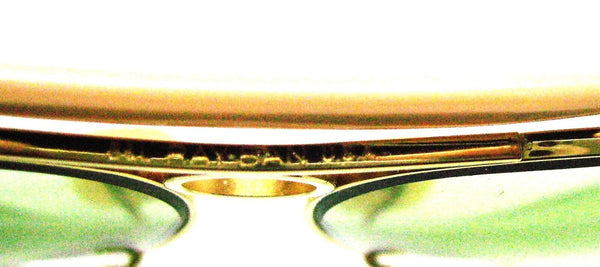 Ray-Ban USA Vintage 70s B&L NOS Aviator Green Changeable Shooter New Sunglasses