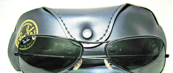 Ray-Ban USA Vintage NOS B&L Orbs W2384 Sleek Black Chrome Wrap New Sunglasses