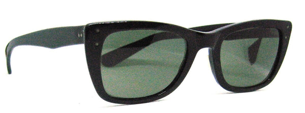 Ray-Ban USA Vintage B&L 1950s Caribbean  Wayfarer Ebony 52mm G-15 Sunglasses