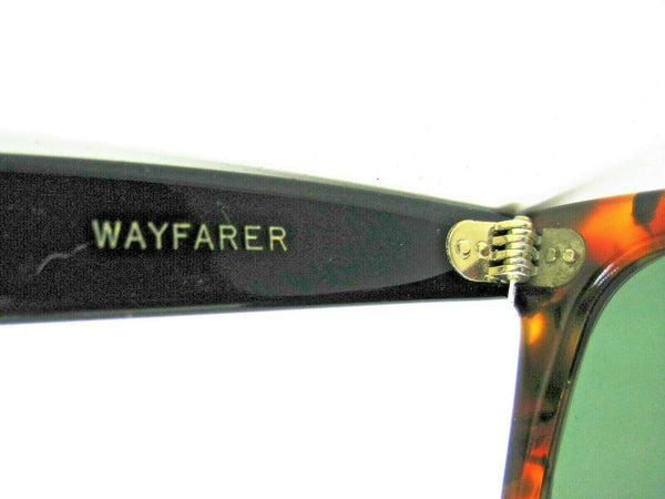 Ray-Ban USA Vintage B&L Mod Wayfarer Elite W1903 G-15 Ebony Tortoise Sunglasses - Vintage Sunglasses 