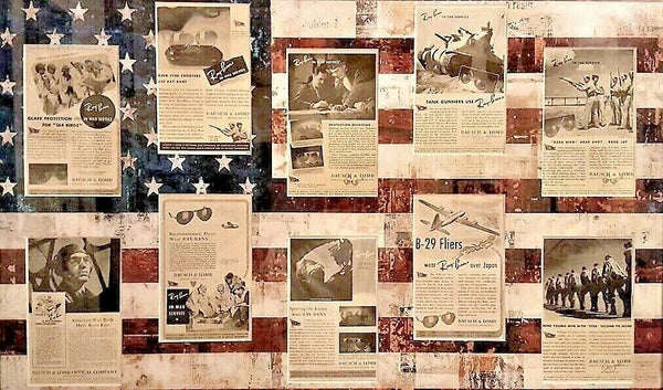 Vintage Pre Ray-Ban USA Aviator WWII Bausch & Lomb USAAF USN AN6531 Sunglasses