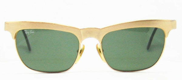 Vintage Ray-Ban USA B&L Gold Wayfarer Nuevo W0755 G-15 Nr Mint Sunglasses & Case