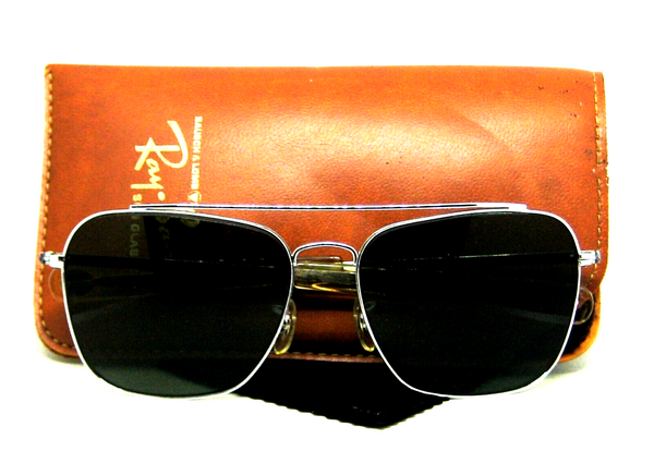 Ray-Ban USA Vintage 1960s B&L Aviator Caravan Echelon Chrome Rare  Sunglasses