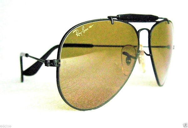 Ray-Ban USA *NOS Vintage *B&L Aviator *Chromax Driving Srs W1664 *NEW Sunglasses - Vintage Sunglasses 