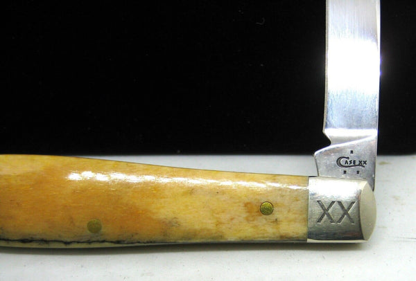 *Rare Case XX USA TBEX1028 SS Tony Bose Giraffe Bone Tear Drop Knife New In Box
