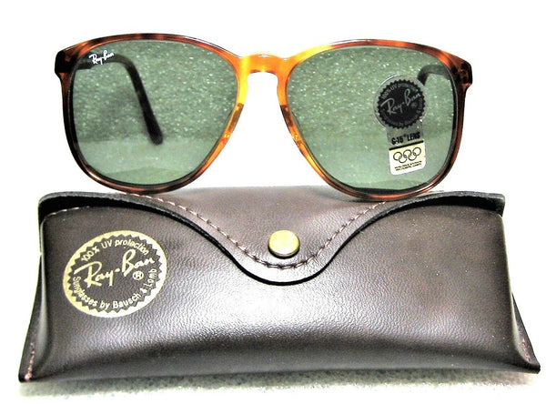 Ray-Ban USA Vintage NOS 80s B&L TraditionalS D Blonde Tort L1677 New Sunglasses