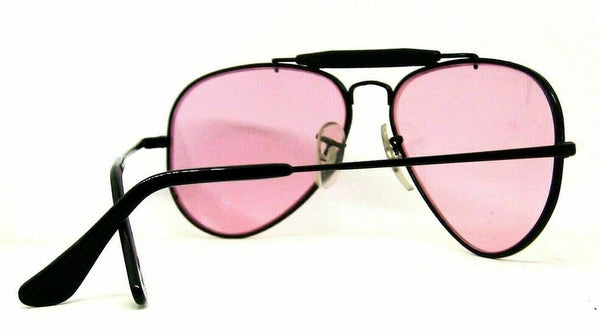 Ray-Ban USA NOS Vintage B&L Aviator Outdoorsman Rose Changeables New Sunglasses