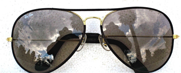 Ray-Ban USA Vintage B&L Aviator Leathers Brown Changeables Mint Sunglasses - Vintage Sunglasses 