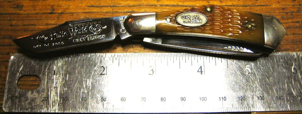 NOS Cripple Creek 1982 Trapper 1st Edition Knife World SN 0909 Mint Bob Cargill knife