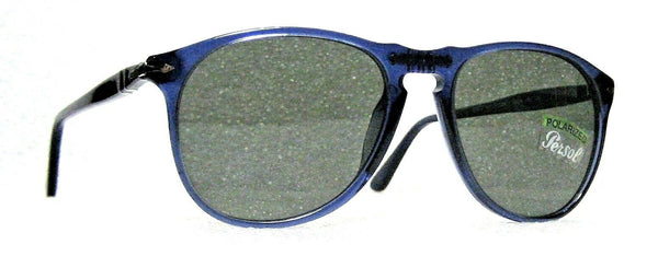 Persol Vintage 9649-S 1015/58 Rare Cobalto 55-18 Polarized New Sunglasses & Case - Vintage Sunglasses 