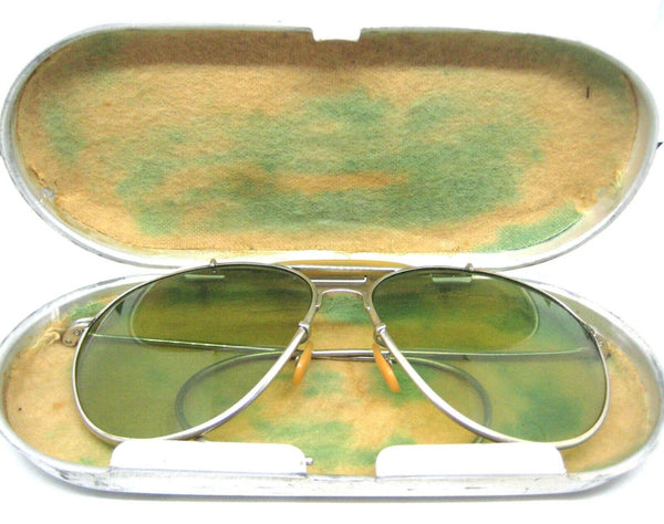 Vintage Pre Ray-Ban USA Aviator WWII Bausch & Lomb USAAF USN AN6531 Sunglasses
