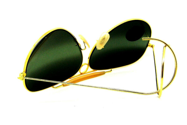 Ray-Ban Vintage NOS USA B&L Aviator Bullet Hole Shooter G-31 DGM New Sunglasses