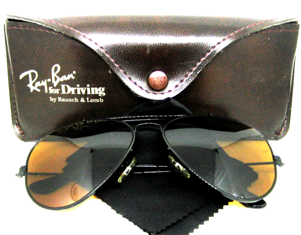 Ray-Ban USA NOS Vintage 1970s B&L Aviator Driver Outdoorsman New Sunglasses