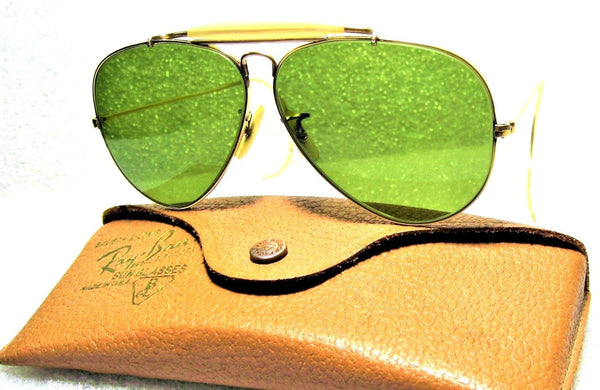 Vintage Ray-Ban USA 1950s *B&L Outdoorsman *RB-3 Aviator 12k GF *Mint Sunglasses - Vintage Sunglasses 