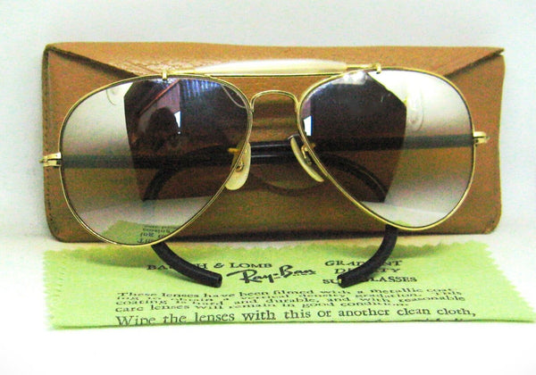Ray-Ban USA B&L NOS Artic Deep Freeze 12K GF Aviator DGM Kalichrome Sunglasses
