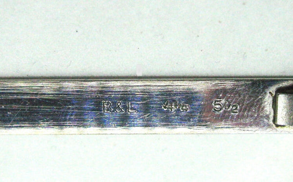 Ray-Ban USA Vintage 1960s B&L Elvis square 10k Go Etched Rare Mint Sunglasses