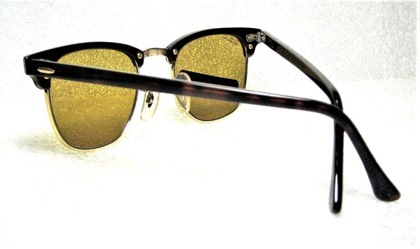 Ray-Ban USA NOS Vintage B&L Clubmaster Chromax W2052 Tortois NewInBox Sunglasses - Vintage Sunglasses 