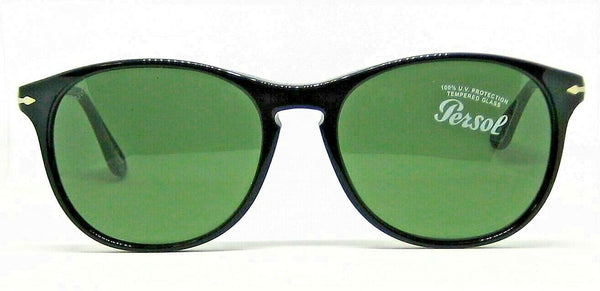 Persol Vintage 3042-S 95/31 Polished Ebony-Black 54-17 New Sunglasses & Case - Vintage Sunglasses 