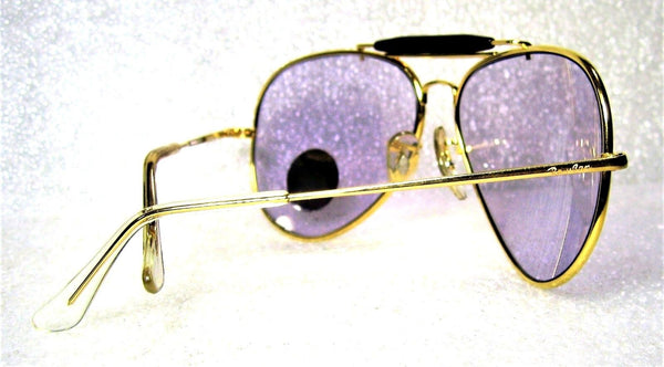Ray-Ban USA NOS Vintage Rare B&L Aviator Bravura General LilacLns New Sunglasses - Vintage Sunglasses 