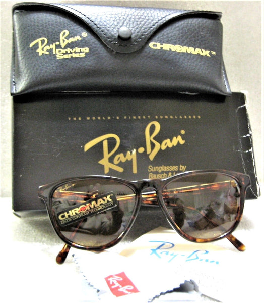 Ray-Ban USA NOS Vintage B&L TraditionalS Chromax W1701 Driving Series Sunglasses - Vintage Sunglasses 